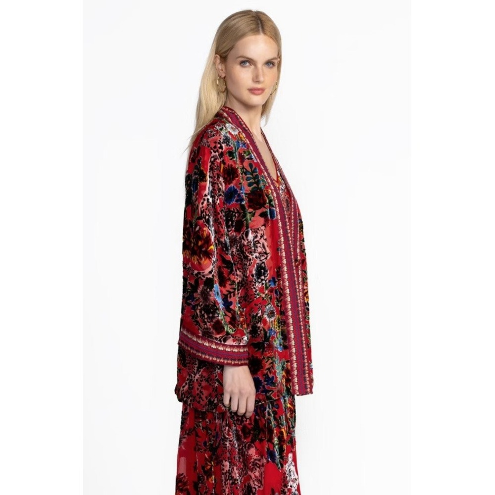 NEW Johnny Was MERHAWI‎ KIMONO Bobcat Reversible Small - Picture 3 of 14